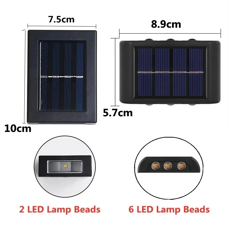 Solar Up & Down Wall Light – product image 6