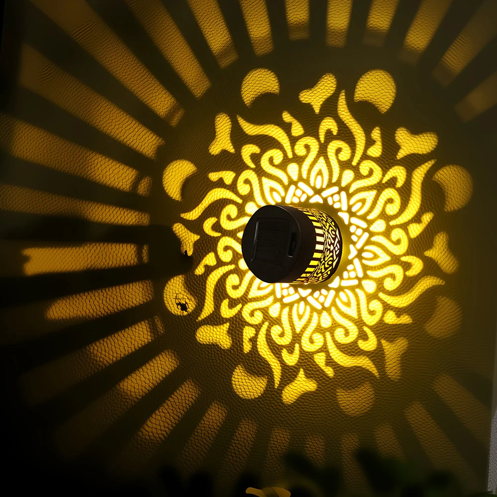 Solar Flower Wall Light – product image 3