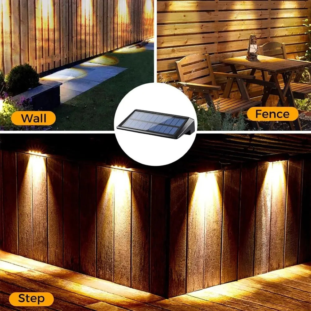 Solar Fence Lights 2-Pack – product image 6