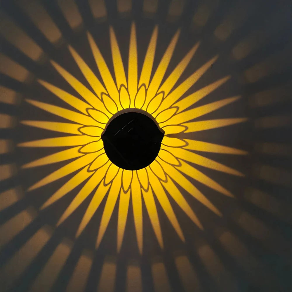 Solar Flower Wall Light – product image 10