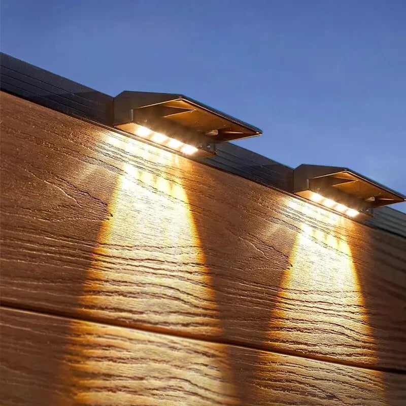 Solar Fence Lights 2-Pack – product image 2