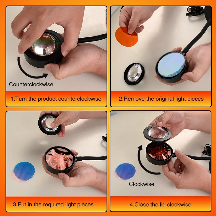 Sunset Lamp Projector – product image 4