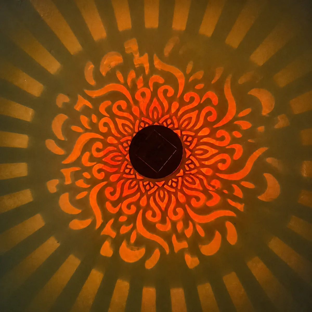 Solar Flower Wall Light – product image 6