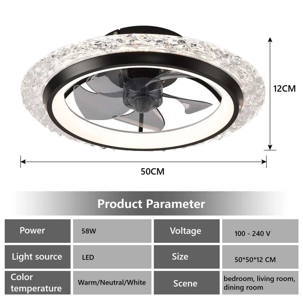 LED Ceiling Fan with Light – product image 8