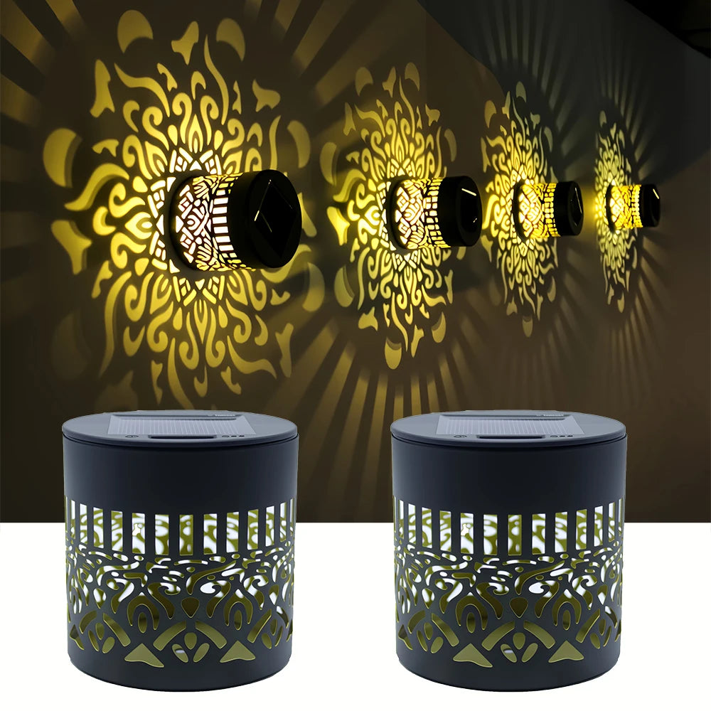 Solar Flower Wall Light – product image 1