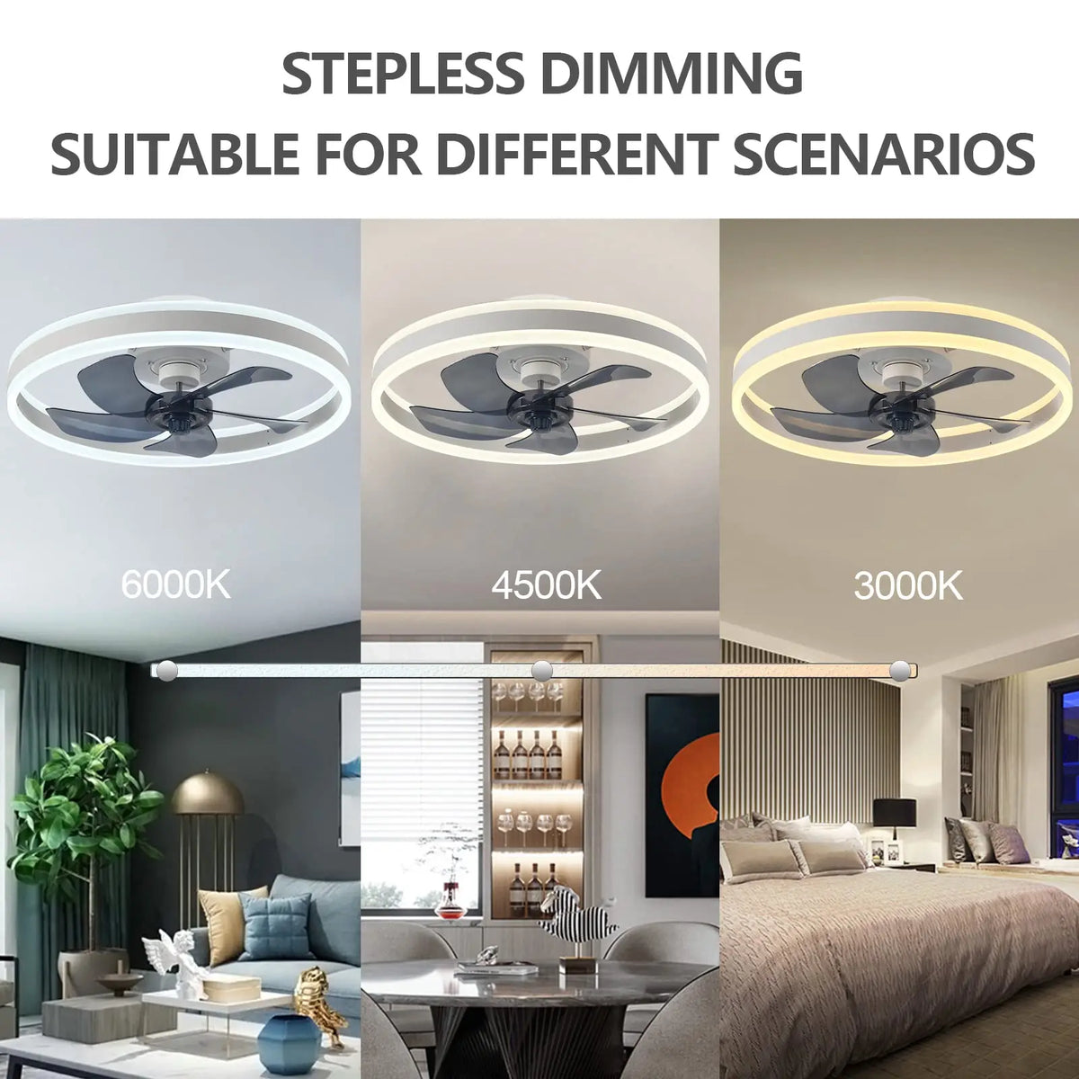 LED Ceiling Fan with Light – product image 2