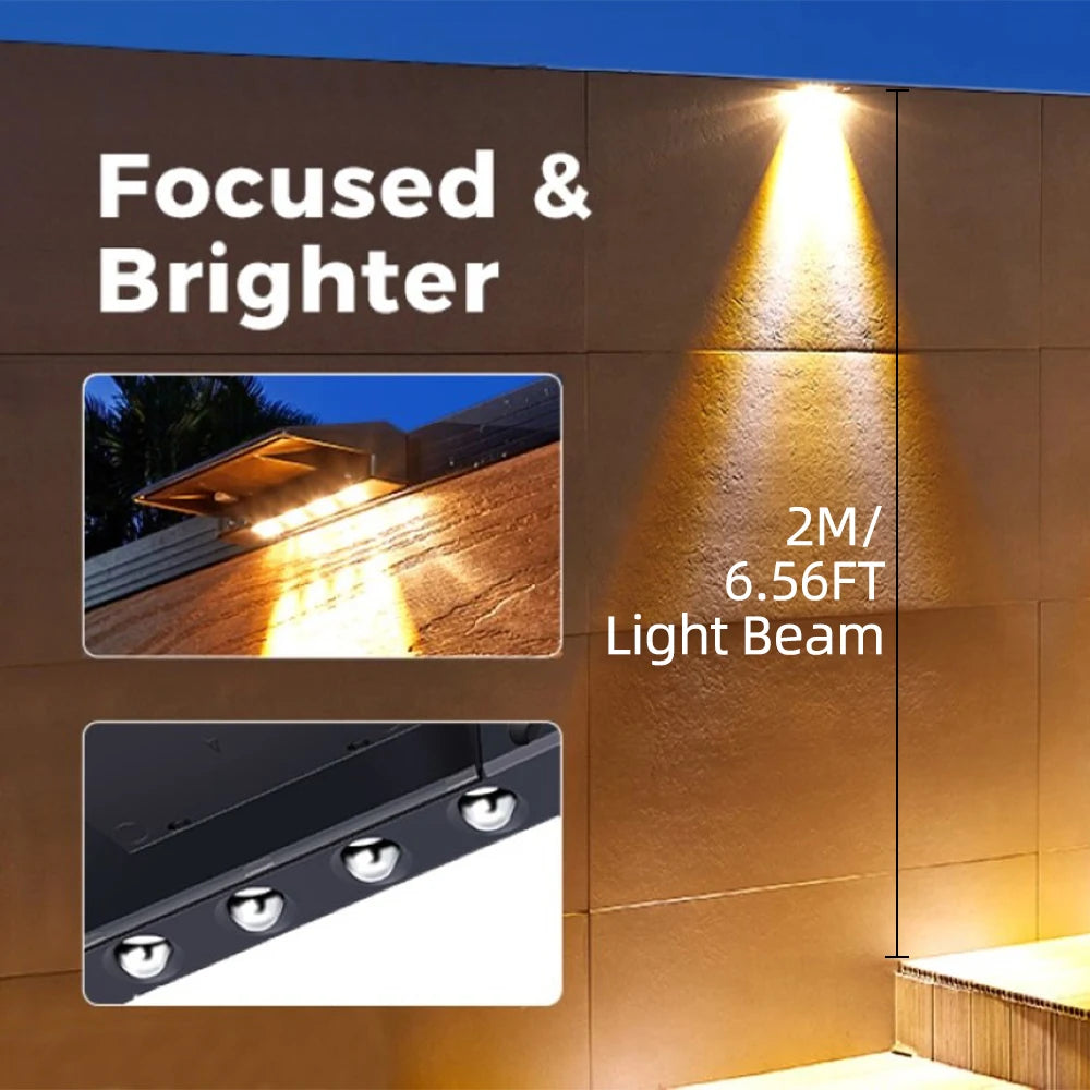 Solar Fence Lights 2-Pack – product image 3