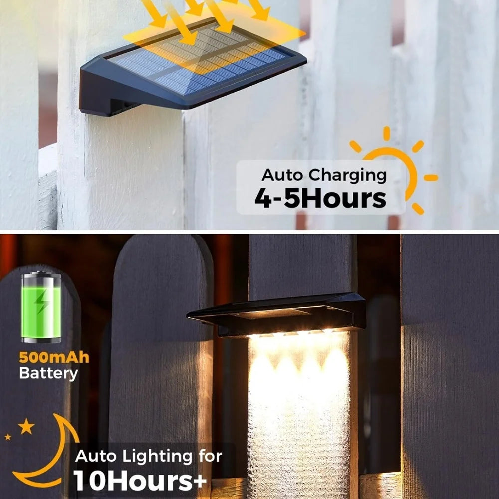 Solar Fence Lights 2-Pack – product image 5