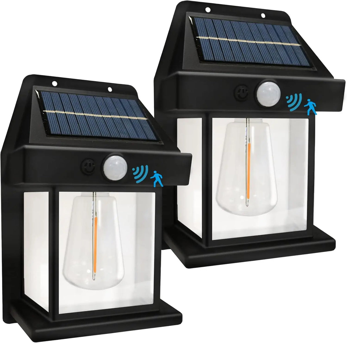 Solar Motion Sensor Wall Lantern – product image 8